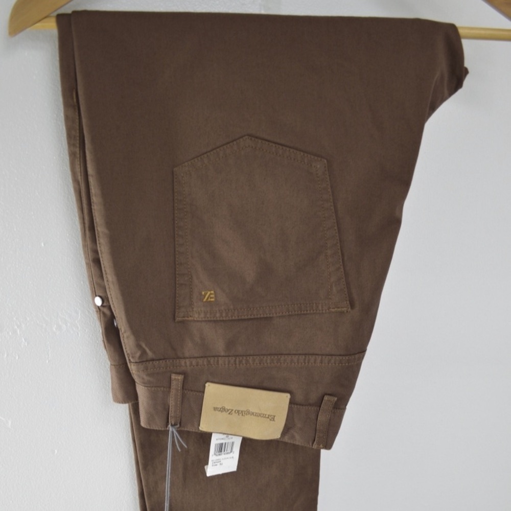 Ermenegildo Zegna Light Brown Denim Pants 36W 31L